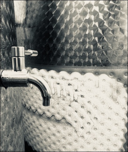 Image of cold stabilization tanks.