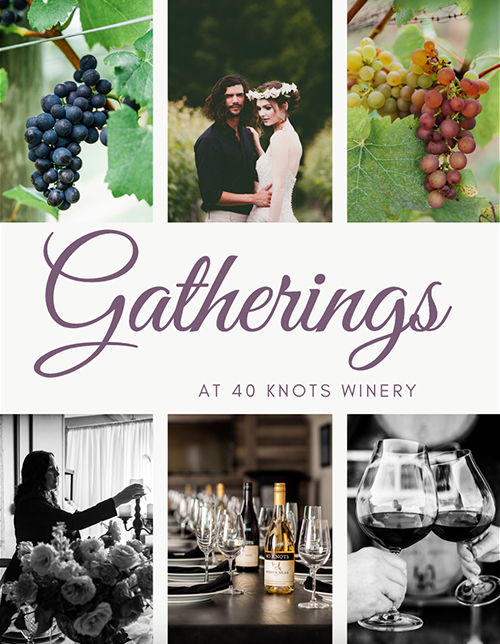 Gatherings Brochure Cover.