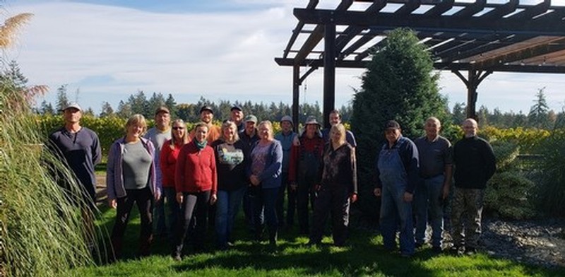 image of the 40 Knots harvest crew standing in the fields.