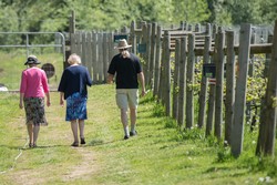 image of people walking the interpretive trail