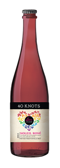 Image of 40 Knots, soleil rose bottle.