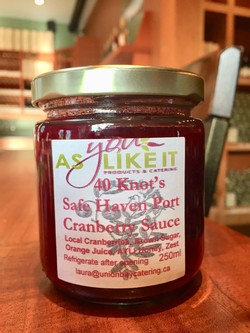 Safe Haven Cran Sauce