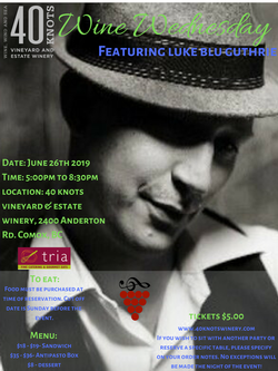 Wine Wednesday with Luke Blu Guthrie