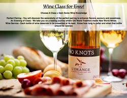 40 Knots Wine Class for two