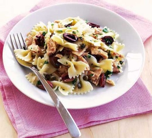 Tuna and Black Olive Farfalle